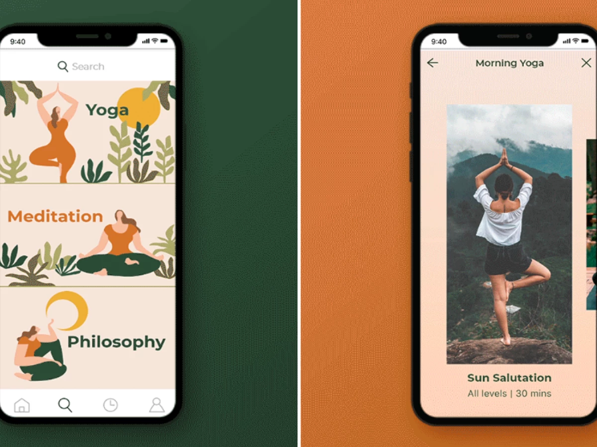 Off the mat App Design