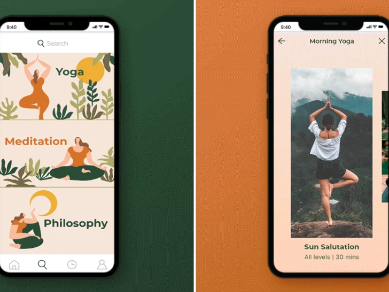 Off the mat App Design