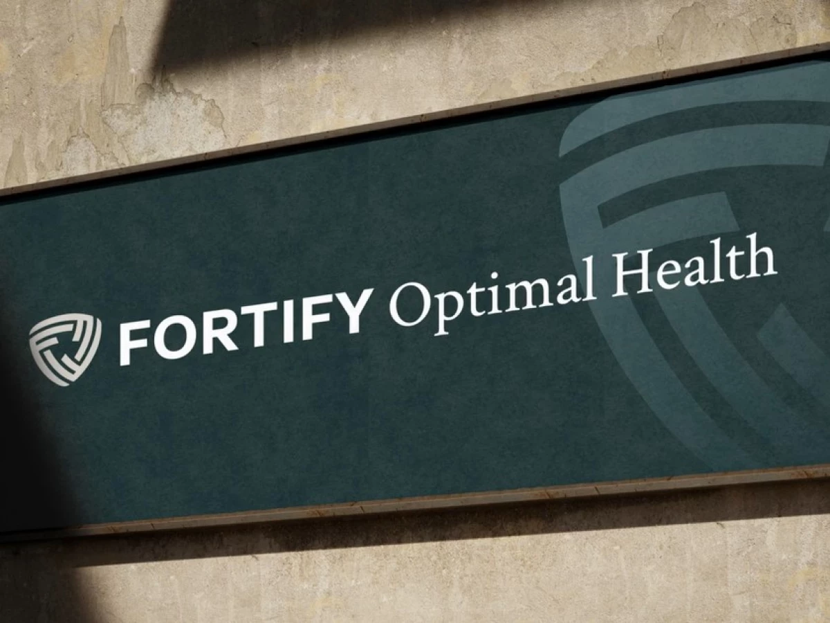 Fortify Optimal Health Logo Design Mind, Body, and Community