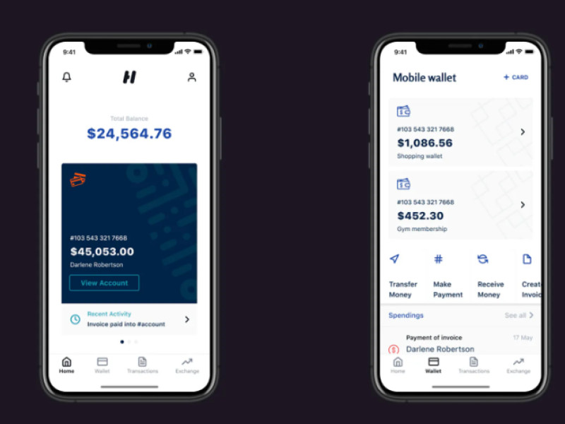 Hibank Mobile App Design
