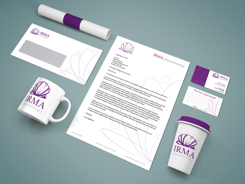 IRMA Physiotherapy Print Design