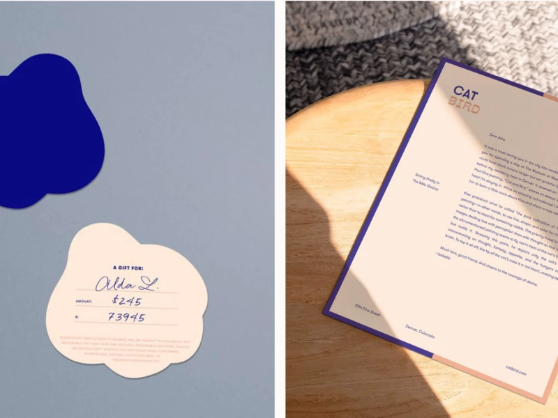 Catbird Hotel Print Design