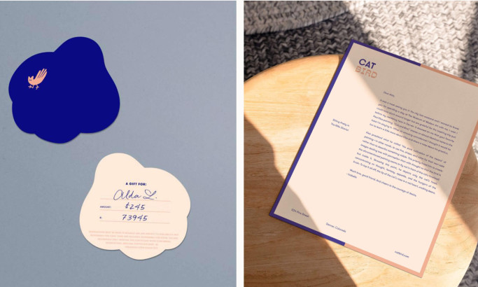 Catbird Hotel Print Design