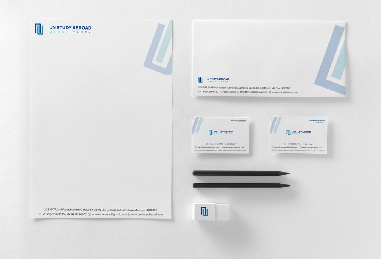 UN Study Abroad Consultancy Print Design