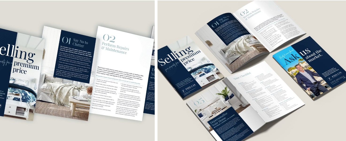 Phillis Real Estate Print Design