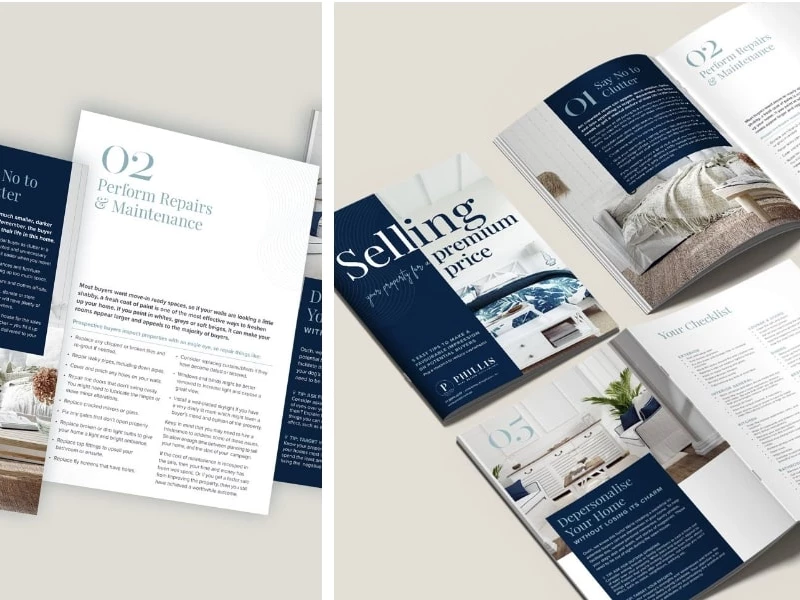 Phillis Real Estate Print Design