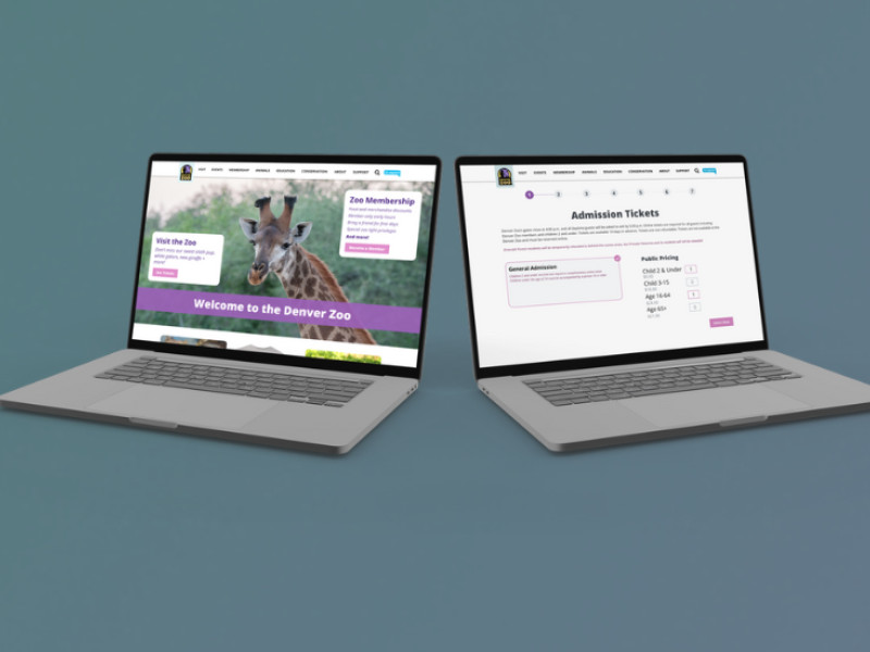Denver Zoo Website Design
