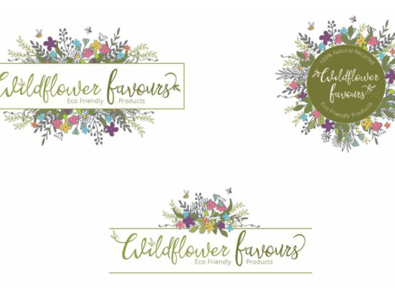 Wildflower Favours Logo Design