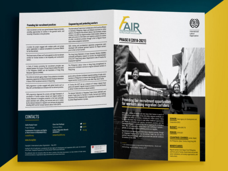 International Labor Organization Print Design