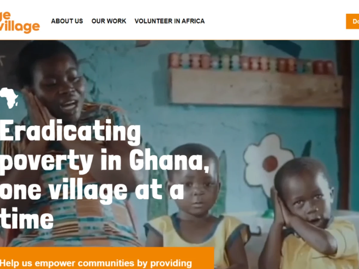 Village by Village Website Design