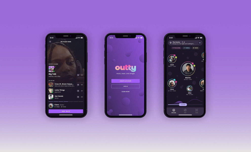 Outty App Design