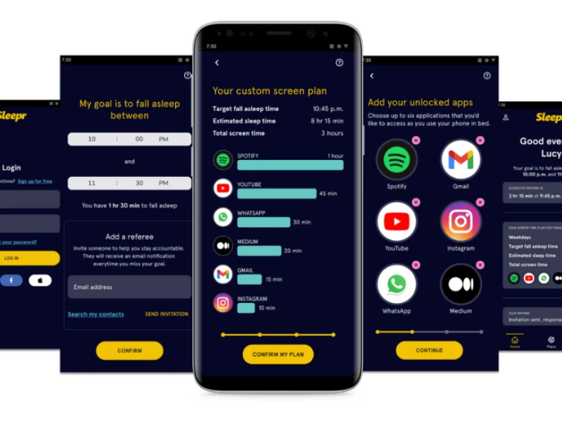 Sleepr App Design