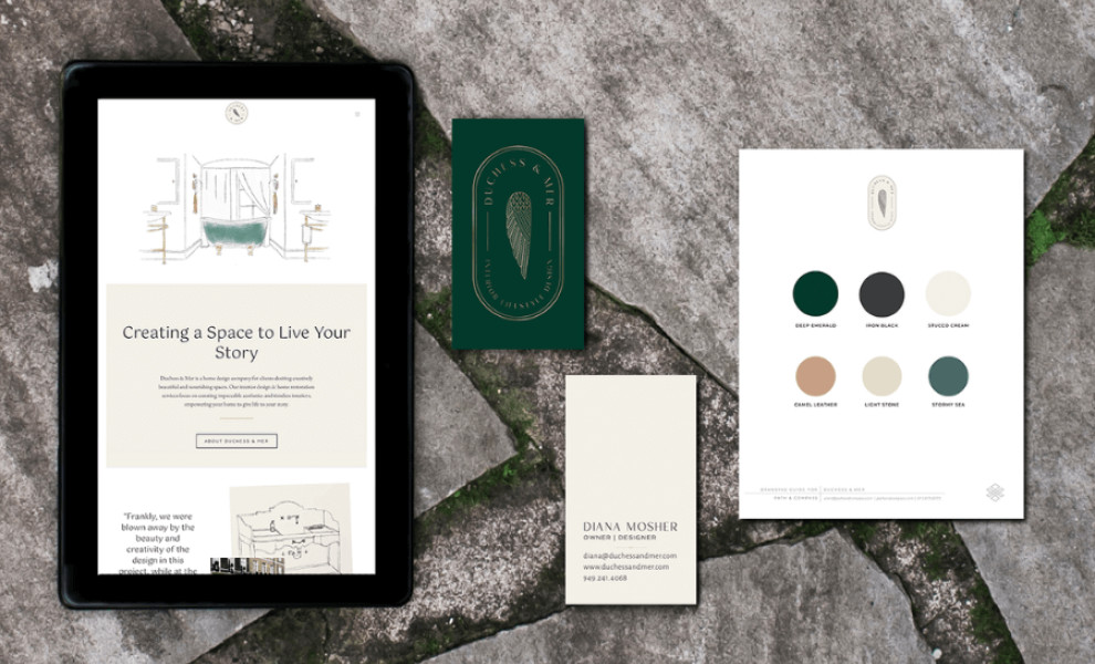 Duchess & Mer Web Design