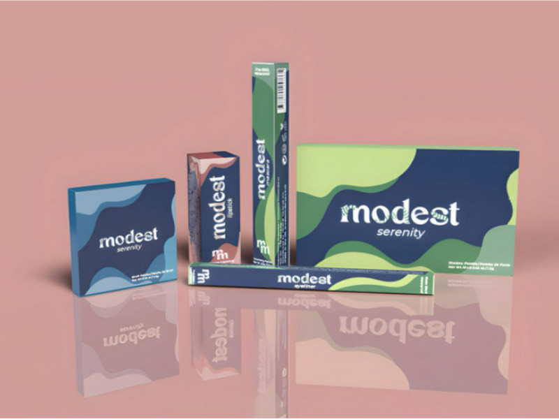 Modest Makeup Packaging Design