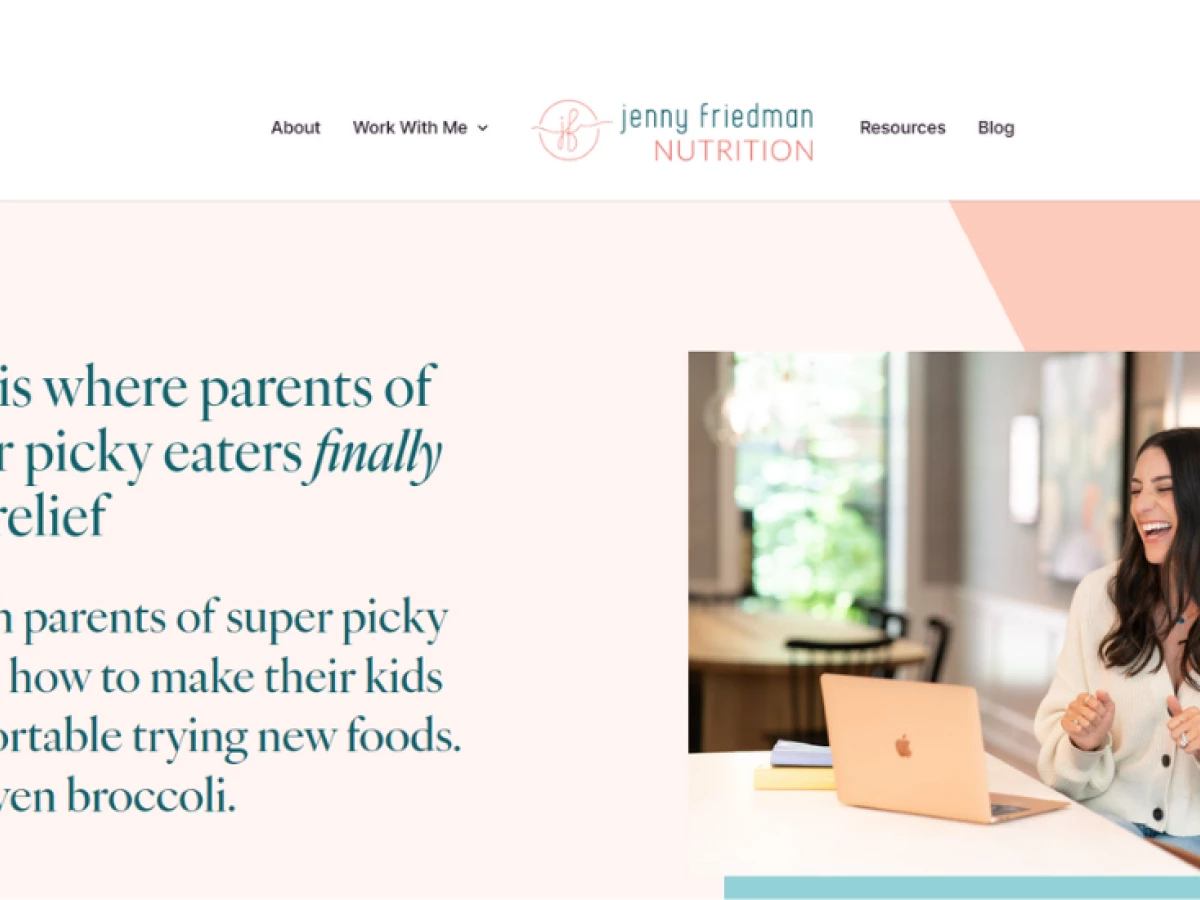 Jenny Friedman Nutrition Web Design