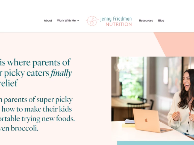 Jenny Friedman Nutrition Web Design
