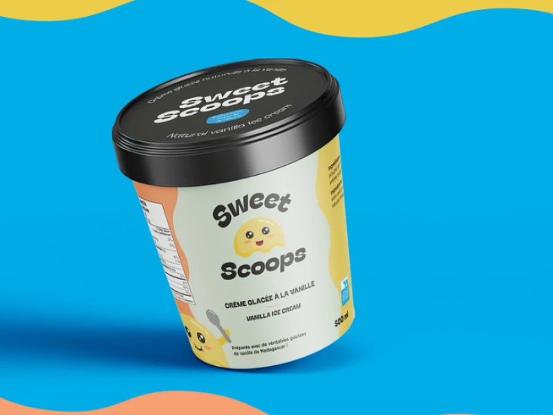 Sweet Scoops Packaging Design