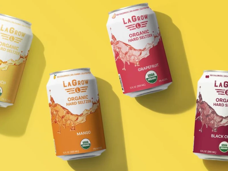 LaGrow Organic Beer Co. Packaging Design