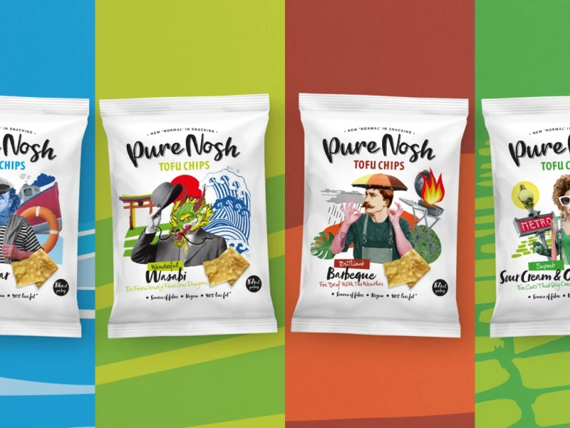 Pure Nosh Packaging Design