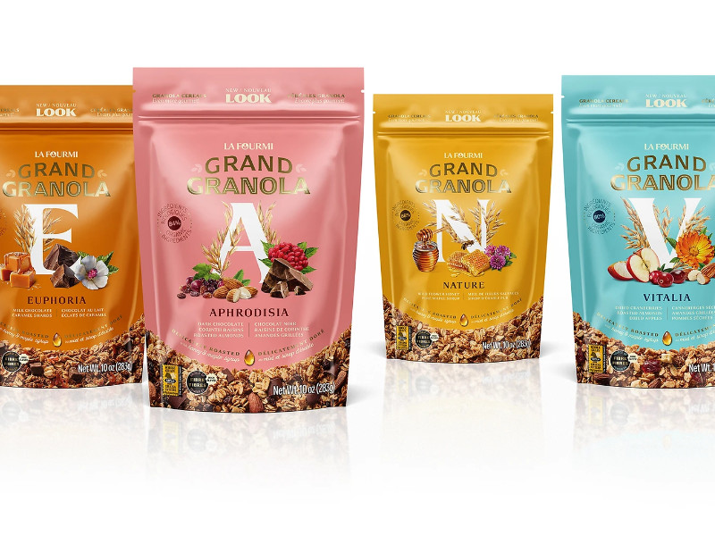 Grand Granola Packaging Design