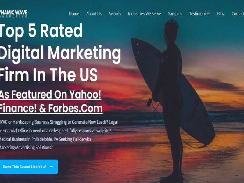 Dynamic Wave Consulting Web Design