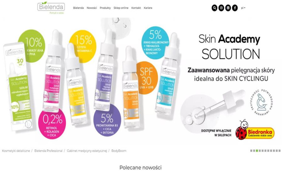 Bielenda Web Design