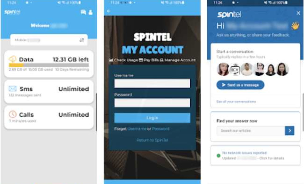 SpinTel App Design