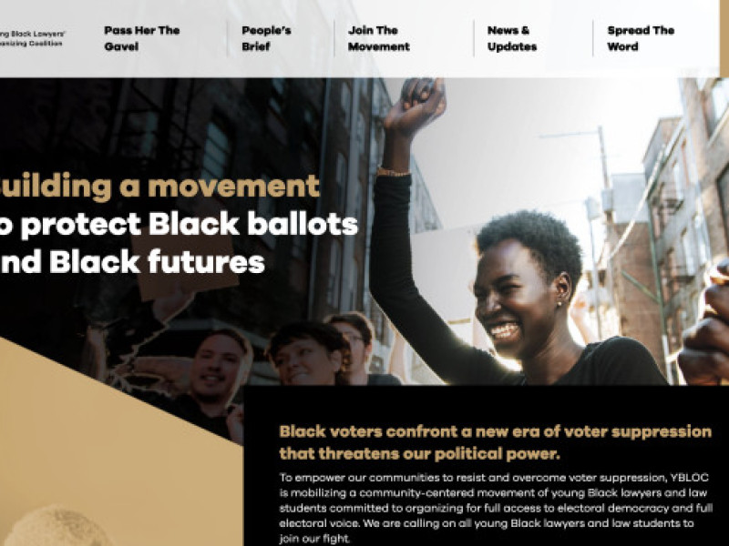 Young Black Lawyers’ Organizing Coalition (YBLOC) Web Design Analysis