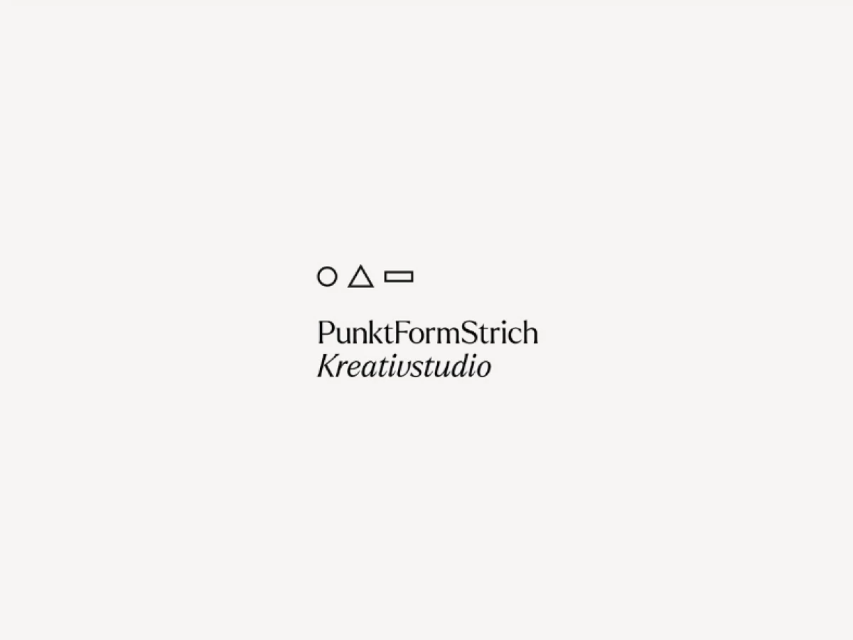 PunktFormStrich Logo Design