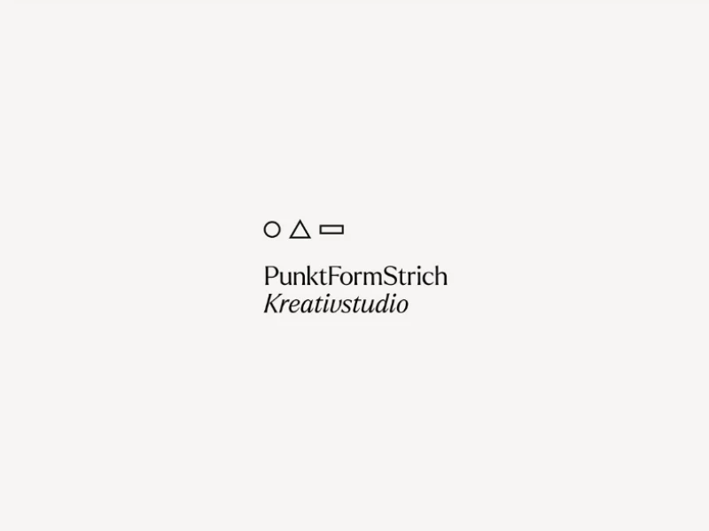 PunktFormStrich Logo Design