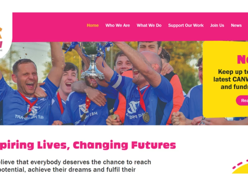 Child Action North West Web Design