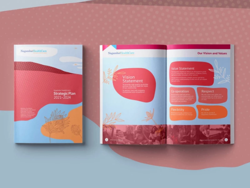 Nagambie HealthCare Print Design