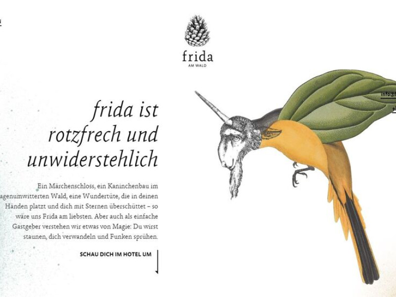 Hotel Frida By The Forest Web Design