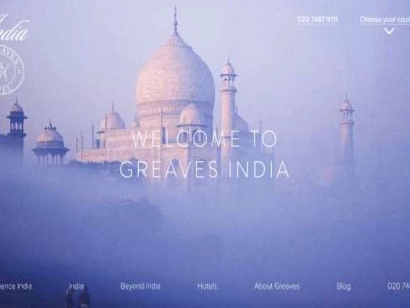 Greaves India Web Design