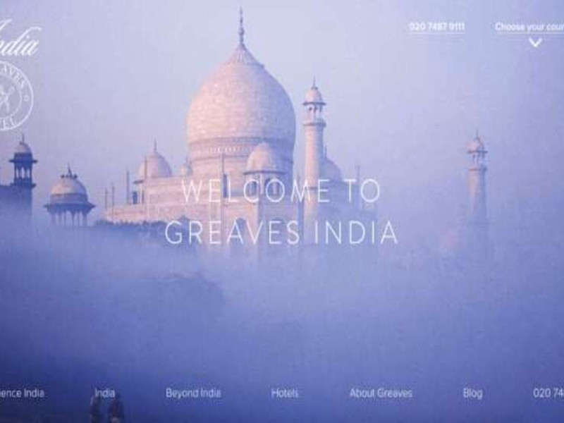 Greaves India Web Design