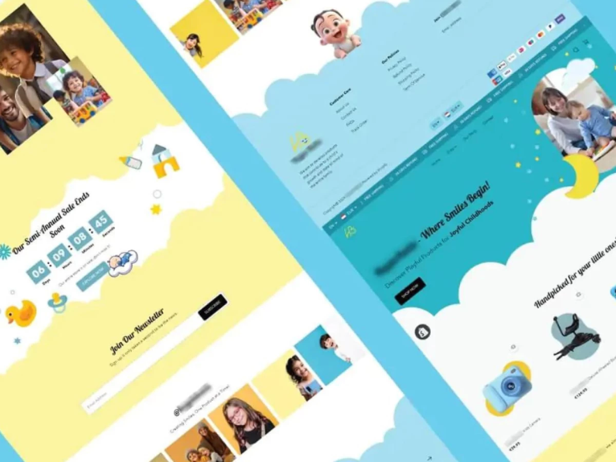 Baby Niche Website Design