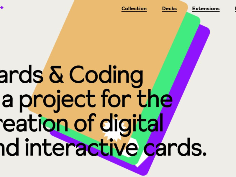 Cards & Coding Website Design