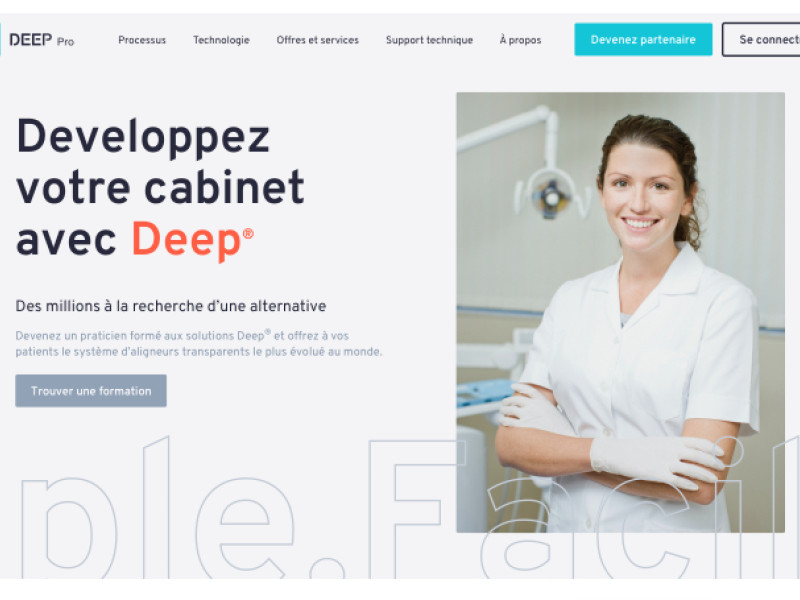 DEEP Company Website Design