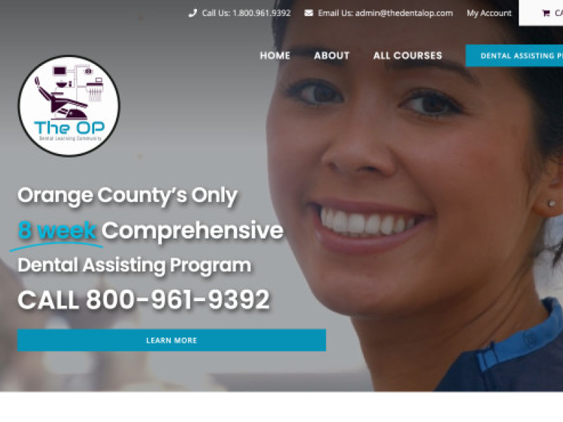 The Dental OP Website Design
