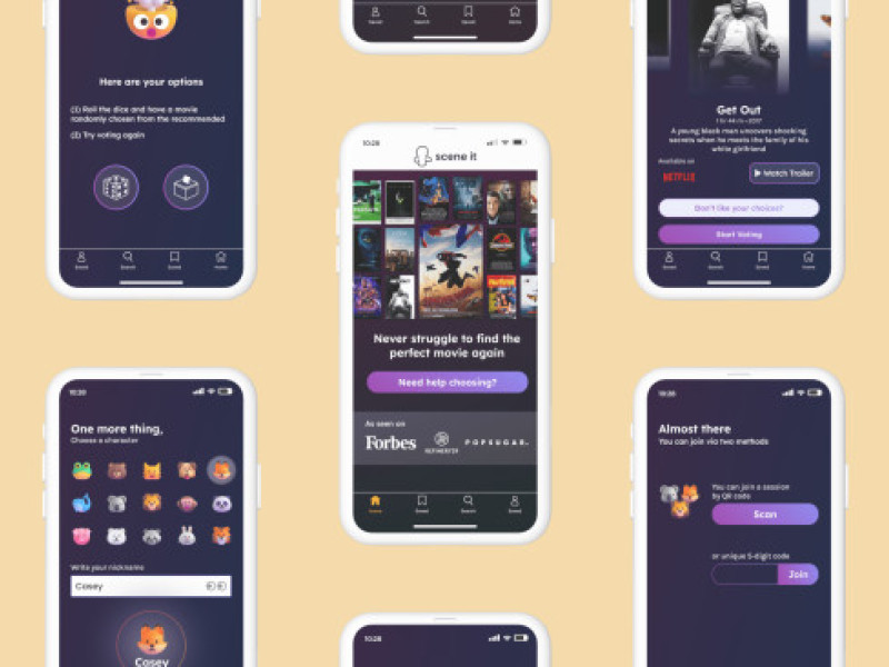 Scene It Mobile and TV App Design