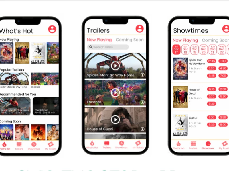 Movie Theatre App Design