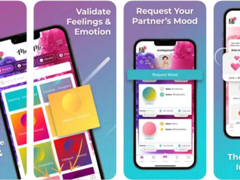 MoodMe: Relationship Tracker App Design
