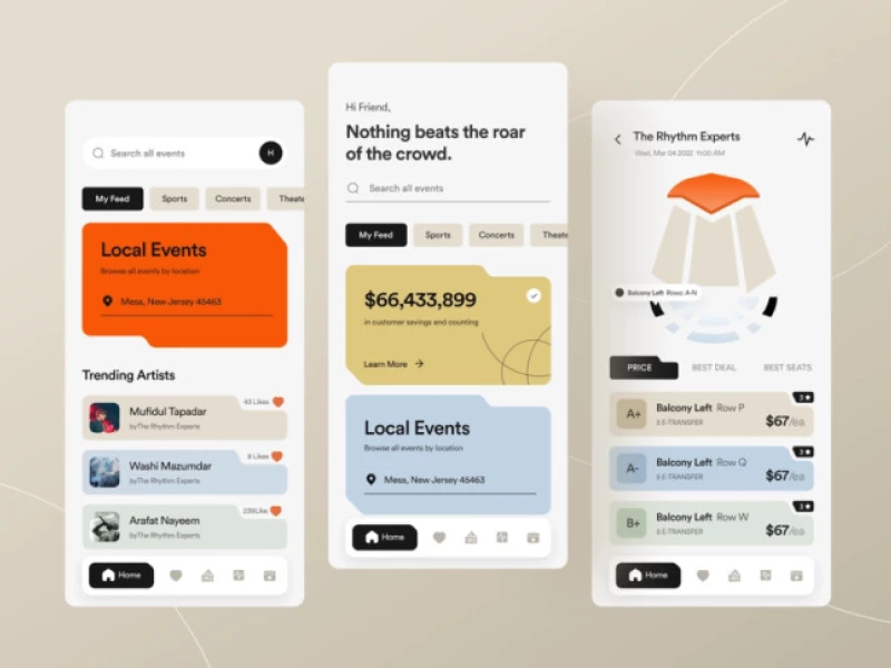 Event Planner App Design