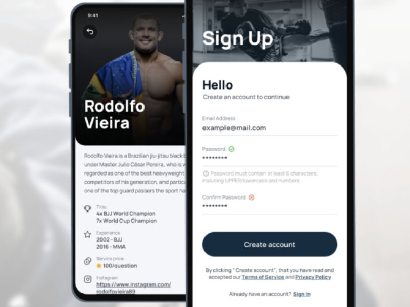 BJJ-HI App Design