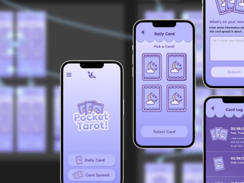Pocket Tarot App Design