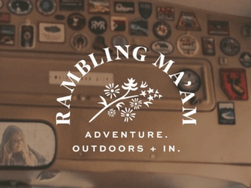 Rambling Ma'am Rambling Interiors Logo Design