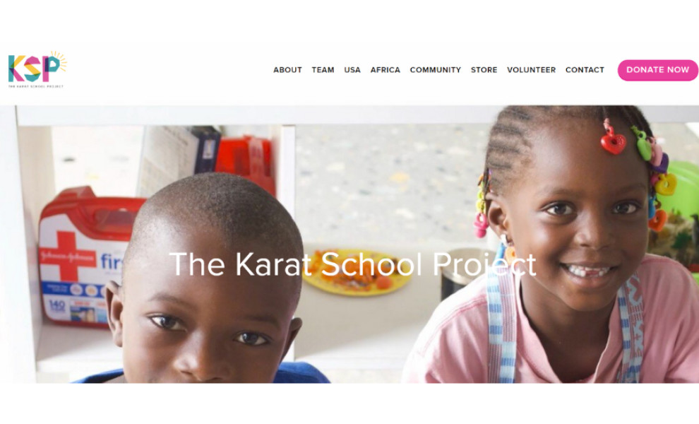 Karat School Project Website Design