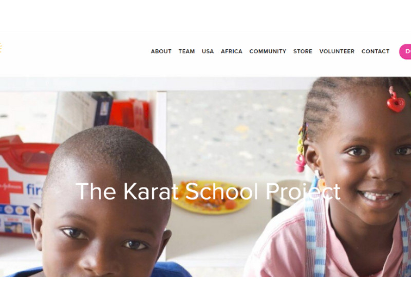 Karat School Project Website Design