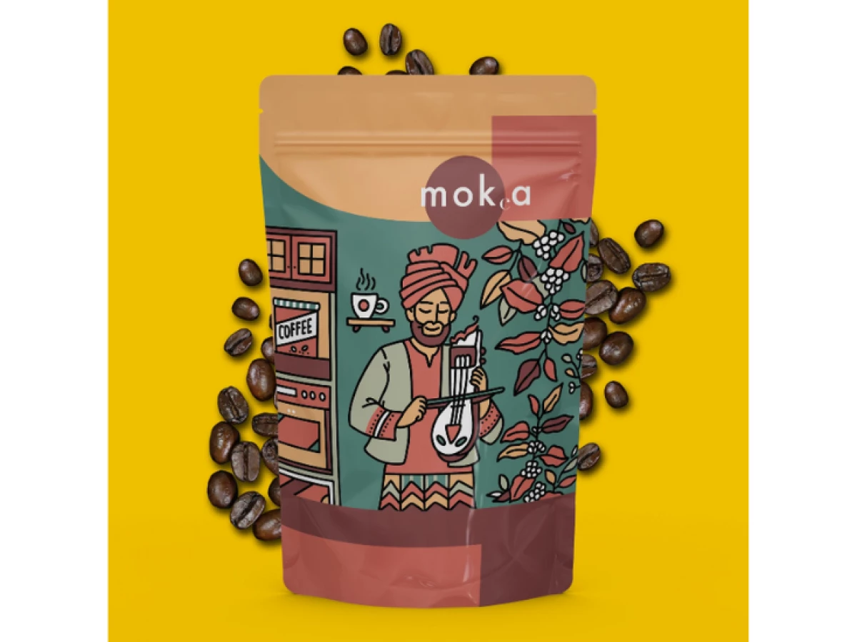Mokca Coffee Packaging Design