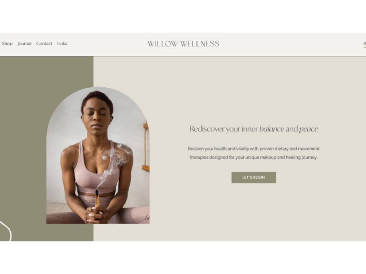 Willow Wellness Website Design